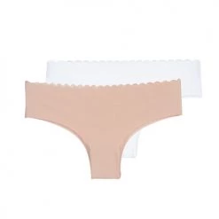Sous-vêtements Femme Shorties & boxers DIM BODY TOUCH X2 Beige / Blanc