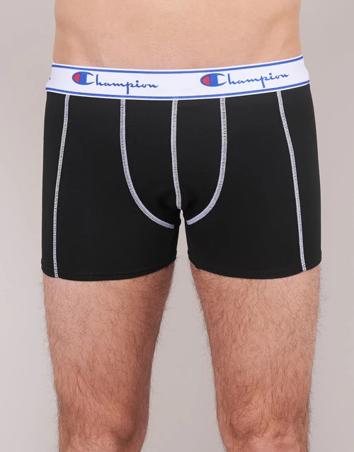 Sous-vêtements Homme Boxers Champion UNI X2 Noir / Gris 4 Sous-vêtements Homme Boxers Champion UNI X2 Noir / Gris – Image 4