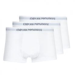 Sous-vêtements Homme Boxers Emporio Armani CC722-PACK DE 3 Blanc