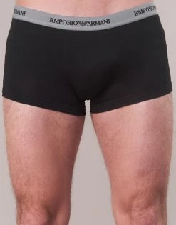 Sous-vêtements Homme Boxers Emporio Armani CC717-PACK DE 3 Noir -Boxers Homme Soldes 15263426 500 D