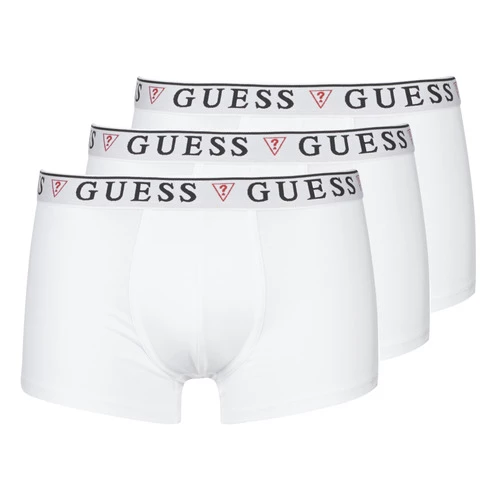 Sous-vêtements Homme Boxers Guess U97G01-JR003-A009 X3 Blanc 1 Sous-vêtements Homme Boxers Guess U97G01-JR003-A009 X3 Blanc