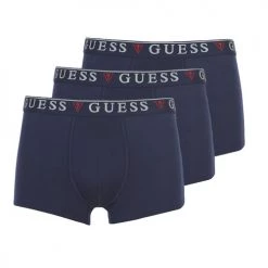 Sous-vêtements Homme Boxers Guess U97G01-JR003-D780 X3 Marine