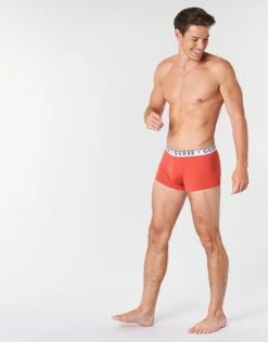 Sous-vêtements Homme Boxers Guess U97G01-JR003-FQ90 X3 Noir / Rouge / Marine -Boxers Homme Soldes 15263514 500 C