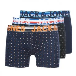 Sous-vêtements Homme Boxers Jack & Jones JACHENRIK X 3 Marine / Noir