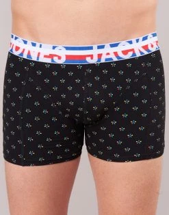 Sous-vêtements Homme Boxers Jack & Jones JACHENRIK X 3 Marine / Noir -Boxers Homme Soldes 15578748 500 D
