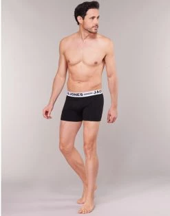 Sous-vêtements Homme Boxers Jack & Jones SENSE X 3 Gris -Boxers Homme Soldes 15578753 500 C