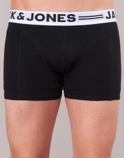 Sous-vêtements Homme Boxers Jack & Jones SENSE X 3 Gris -Boxers Homme Soldes 15578753 500 D