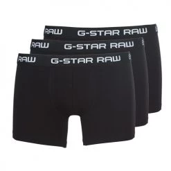 Sous-vĂȘtements Homme Boxers G-Star Raw CLASSIC TRUNK 3 PACK Noir
