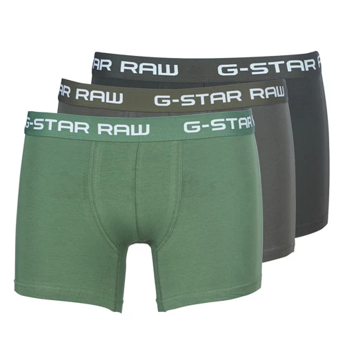 Sous-vêtements Homme Boxers G-Star Raw CLASSIC TRUNK CLR 3 PACK Noir / Vert 1 Sous-vêtements Homme Boxers G-Star Raw CLASSIC TRUNK CLR 3 PACK Noir / Vert