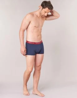 Sous-vêtements Homme Boxers Tommy Hilfiger PREMIUM ESSENTIALS-X3 Marine -Boxers Homme Soldes 15669167 500 C