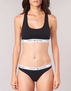 Sous-vêtements Femme Brassières Tommy Hilfiger COTTON ICONIC-1387904878 Noir -Boxers Homme Soldes 15669178 500 D