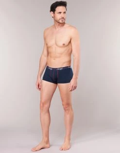 Sous-vêtements Homme Boxers Sloggi MEN START X 2 Marine / Rouge -Boxers Homme Soldes 15704365 500 C
