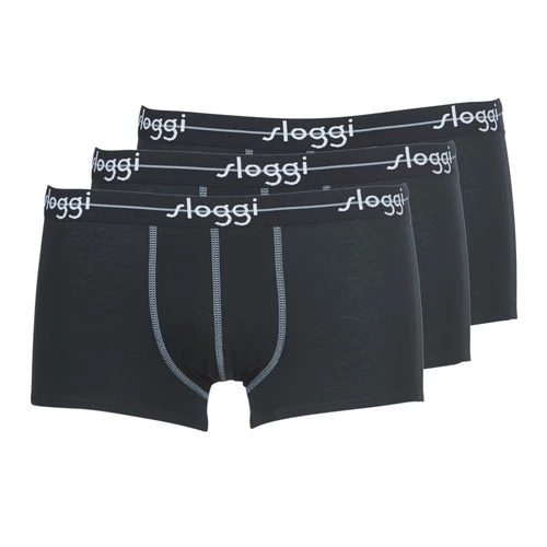 Sous-vêtements Homme Boxers Sloggi MEN START X 3 Noir 1 Sous-vêtements Homme Boxers Sloggi MEN START X 3 Noir
