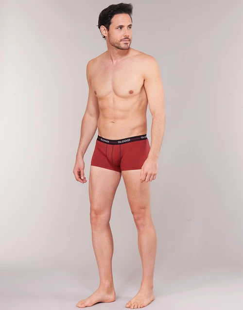 Sous-vêtements Homme Boxers Sloggi MEN START X 3 Noir / Rouge 3 Sous-vêtements Homme Boxers Sloggi MEN START X 3 Noir / Rouge – Image 3