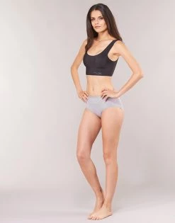 Sous-vêtements Femme Culottes & slips Sloggi BASIC+ X 4 Gris 6 Sous-vêtements Femme Culottes & slips Sloggi BASIC+ X 4 Gris -Boxers Homme Soldes 15704370 500 C