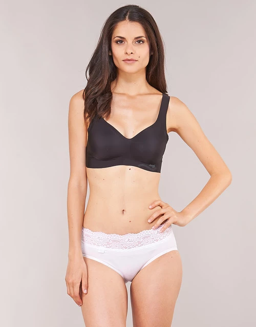 Sous-vêtements Femme Culottes & slips Sloggi ROMANCE X 4 Blanc 2 Sous-vêtements Femme Culottes & slips Sloggi ROMANCE X 4 Blanc – Image 2