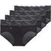 Sous-vêtements Femme Culottes & slips Sloggi ROMANCE X 4 Noir