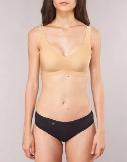 Sous-vêtements Femme Triangles / Sans armatures Sloggi ZERO FEEL Beige -Boxers Homme Soldes 15704376 500 D