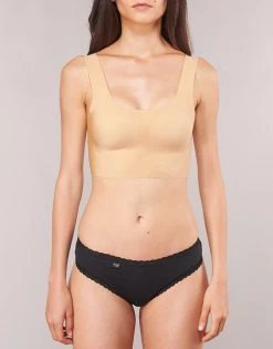 Sous-vêtements Femme Brassières Sloggi ZERO FEEL Beige -Boxers Homme Soldes 15704378 500 D