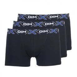 Sous-vêtements Homme Boxers DIM X-TEMP BOXER x3 Noir