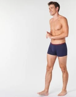 Sous-vêtements Homme Boxers DIM DAILY COLORS BOXER x3 Bleu / Rouge -Boxers Homme Soldes 16184357 500 C