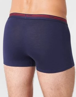 Sous-vêtements Homme Boxers DIM DAILY COLORS BOXER x3 Bleu / Rouge -Boxers Homme Soldes 16184357 500 D