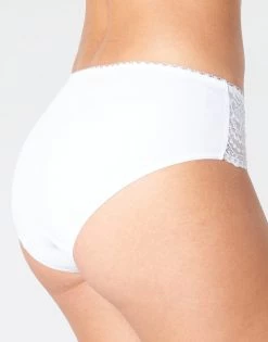 Sous-vêtements Femme Culottes & slips PLAYTEX FLOWER ELEGANCE Blanc -Boxers Homme Soldes 16212933 500 D