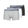 Sous-vêtements Homme Boxers Tommy Hilfiger LOGO 3 PACK Noir / Blanc / Gris