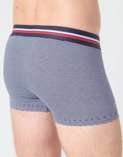 Sous-vêtements Homme Boxers Lacoste 5H3413-525 X3 Marine / Blanc -Boxers Homme Soldes 16218843 500 D