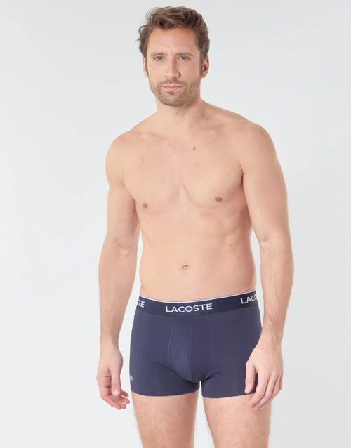 Sous-vêtements Homme Boxers Lacoste 5H3389-W64 X3 Marine / Rouge / Bleu 2 Sous-vêtements Homme Boxers Lacoste 5H3389-W64 X3 Marine / Rouge / Bleu – Image 2