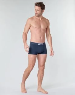 Sous-vêtements Homme Boxers Levi's MEN SOLID TRUNK PACK X2 Marine -Boxers Homme Soldes 16219027 500 C