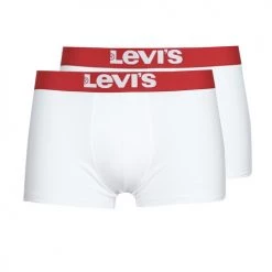 Sous-vêtements Homme Boxers Levi's MEN SOLID TRUNK PACK X2 Blanc