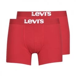 Sous-vêtements Homme Boxers Levi's MEN SOLID BASIC PACK X2 Rouge