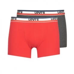Sous-vêtements Homme Boxers Levi's MEN SPRTSWR PACK X2 Rouge