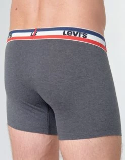 Sous-vêtements Homme Boxers Levi's MEN SPRTSWR PACK X2 Rouge -Boxers Homme Soldes 16219038 500 D