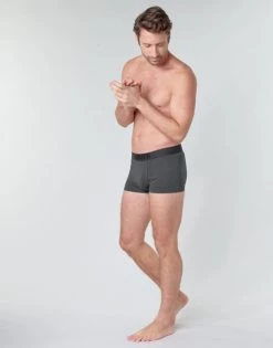 Sous-vêtements Homme Boxers Levi's MEN PRENIUM PACK X2 Gris / Noir -Boxers Homme Soldes 16219039 500 C