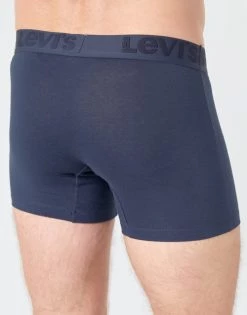 Sous-vêtements Homme Boxers Levi's PRENIUM BRIEF PACK X3 Marine -Boxers Homme Soldes 16219042 500 D