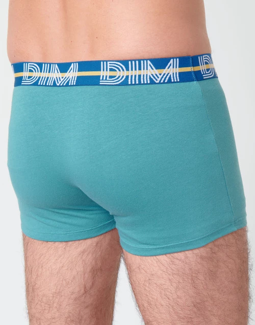Sous-vêtements Homme Boxers DIM BO POWERFUL X3 Bleu / Vert / Noir 4 Sous-vêtements Homme Boxers DIM BO POWERFUL X3 Bleu / Vert / Noir – Image 4
