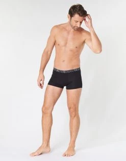 Sous-vêtements Homme Boxers Athena BASIC COLOR X3 Noir / Gris / Noir 6 Sous-vêtements Homme Boxers Athena BASIC COLOR X3 Noir / Gris / Noir -Boxers Homme Soldes 16461995 500 C