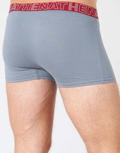 Sous-vêtements Homme Boxers Athena BASIC COLOR X3 Noir / Bordeaux / Gris 4 Sous-vêtements Homme Boxers Athena BASIC COLOR X3 Noir / Bordeaux / Gris – Image 4