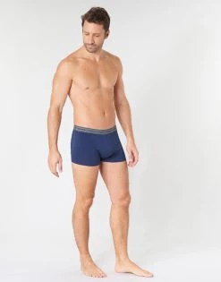 Sous-vêtements Homme Boxers Athena BASIC COTON X4 Bleu / Noir / Bleu / Noir 6 Sous-vêtements Homme Boxers Athena BASIC COTON X4 Bleu / Noir / Bleu / Noir -Boxers Homme Soldes 16461998 500 C