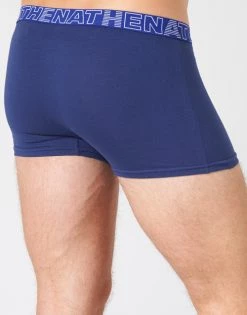 Sous-vêtements Homme Boxers Athena BASIC COLOR X3 Bleu -Boxers Homme Soldes 16462002 500 D