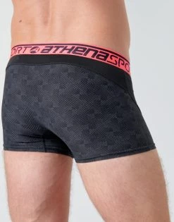 Sous-vêtements Homme Boxers Athena RUNNING X2 Noir / Bicolore -Boxers Homme Soldes 16462035 500 D