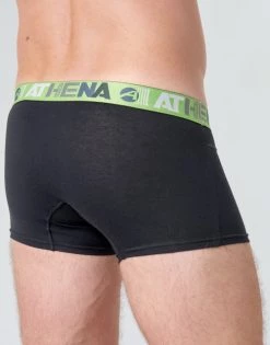 Sous-vêtements Homme Boxers Athena ENDURANCE 24H X3 Noir -Boxers Homme Soldes 16462040 500 D