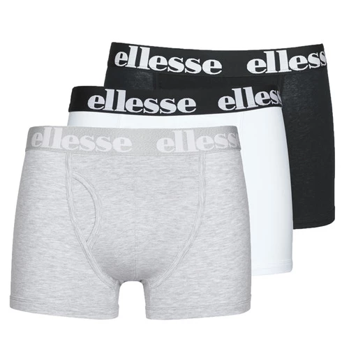 Sous-vêtements Homme Boxers Ellesse HALI PACK X3 Noir / Gris / Blanc 1 Sous-vêtements Homme Boxers Ellesse HALI PACK X3 Noir / Gris / Blanc