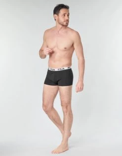 Sous-vêtements Homme Boxers Fila FI-1BCX4 Noir / Blanc -Boxers Homme Soldes 17143698 500 C