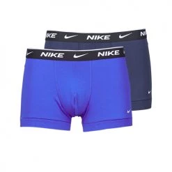 Sous-vêtements Homme Boxers Nike EVERYDAY COTTON STRETCH X2 Bleu / Marine