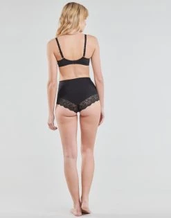 Sous-vêtements Femme Emboitants PLAYTEX FLOWER ELEGA Noir -Boxers Homme Soldes 18840905 500 D