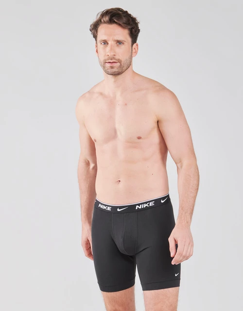 Sous-vêtements Homme Boxers Nike EVERYDAY COTTON STRTCH X3 Noir 2 Sous-vêtements Homme Boxers Nike EVERYDAY COTTON STRTCH X3 Noir – Image 2