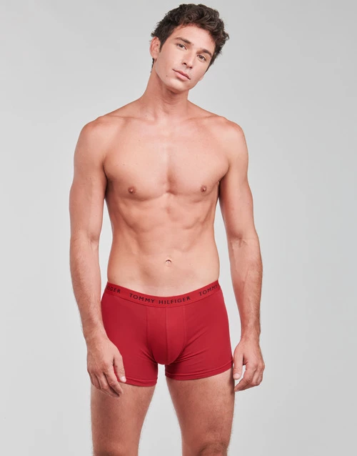 Sous-vêtements Homme Boxers Tommy Hilfiger TRUNK X3 Blanc / Rouge / Marine 2 Sous-vêtements Homme Boxers Tommy Hilfiger TRUNK X3 Blanc / Rouge / Marine – Image 2